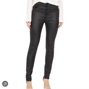 Kut from the Kloth Mia Black Coated Jeans-Gently Worn
